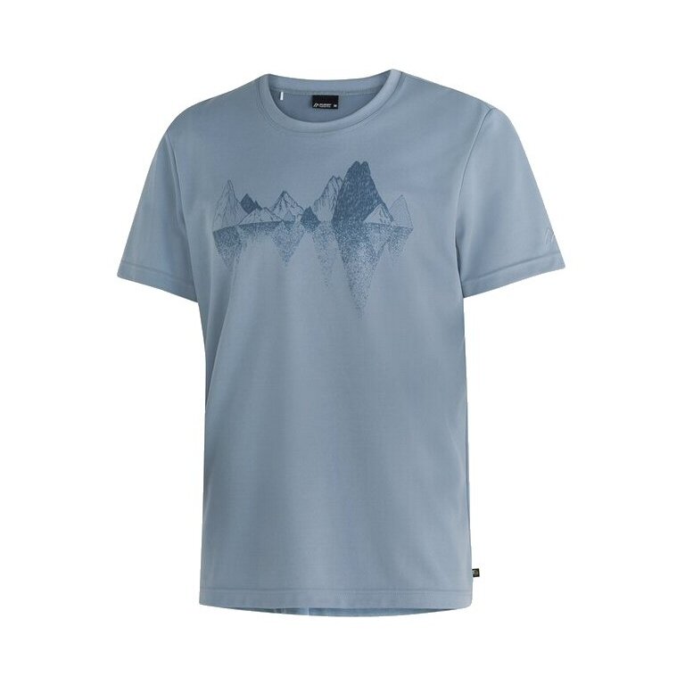 Maier Sports Hiking / Leisure T-shirt Tilia Pique (Polyester, quick-drying) sea blue Men's