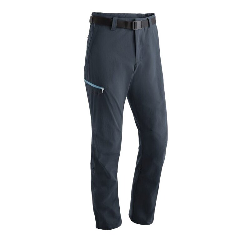 Maier Sports Functional Hiking Trousers Nil (Hiking Quality Test Winner) long graphite gray/dark blue Men