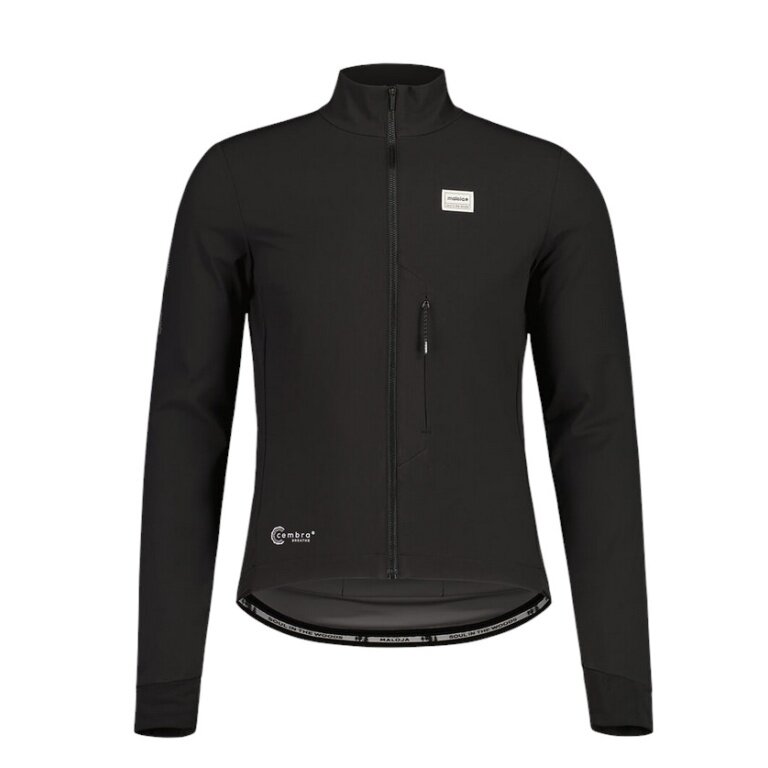 Maloja TschigatM Cycle Hybrid Bicycle Jacket (windproof, breathable, 3 back pockets) black men's