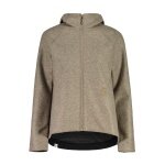 Maloja Fleece Jacket FlachauM with Hood (Alpine Wool) clay brown Ladies