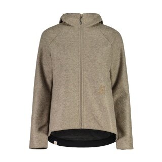 Maloja Fleece Jacket FlachauM with Hood (Alpine Wool) clay brown Ladies