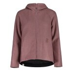 Maloja Fleece Jacket FlachauM with Hood (Alpine Wool) mauve pink Ladies