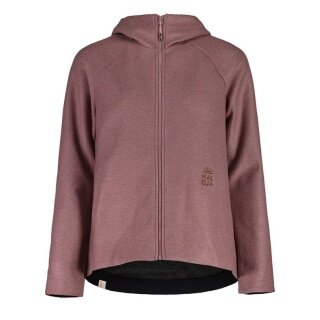 Maloja Fleece Jacket FlachauM with Hood (Alpine Wool) mauve pink Ladies