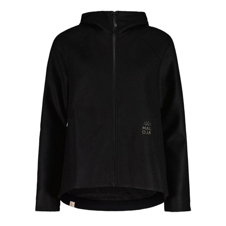 Maloja Fleece Jacket FlachauM with Hood (Alpine Wool) black Ladies