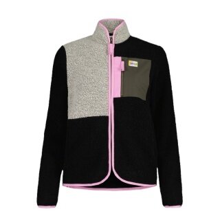 Maloja Fleece Jacket VallettaM Mountain Fleece (Wool Jacket, Warm) Black/Grey Ladies