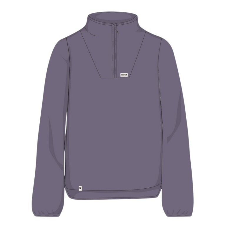 Maloja Fleece Pullover MeltinaM (Half Zip, breathable) purple ladies