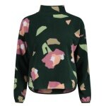 Maloja Fleece Pullover RomaliaM (Oversize Fit) dark green/flower ladies