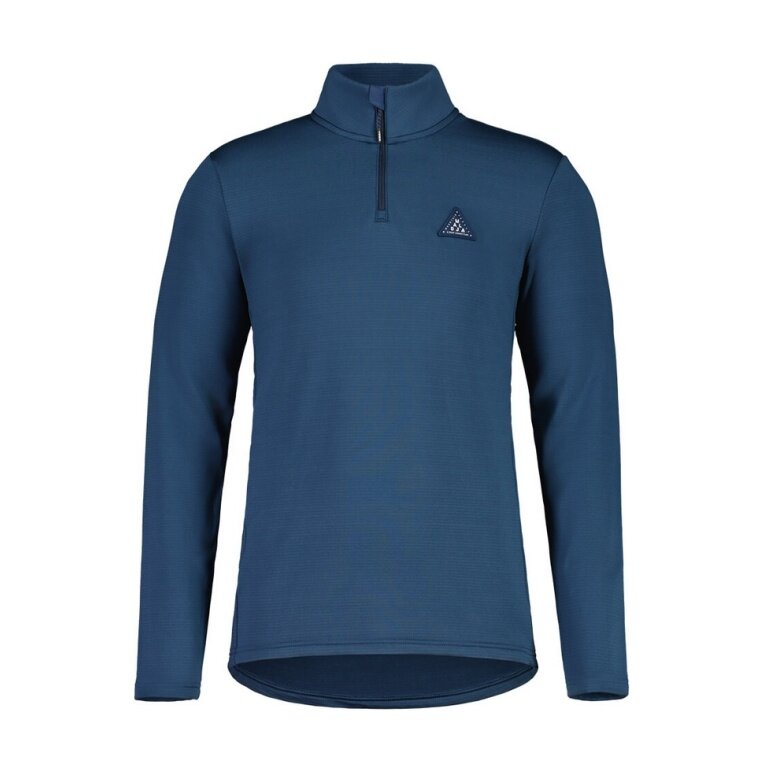 Maloja Long Sleeve Shirt CesarM Mountain Fleece (Halfzip, 4-Way Stretch, quick-drying) dark blue Men