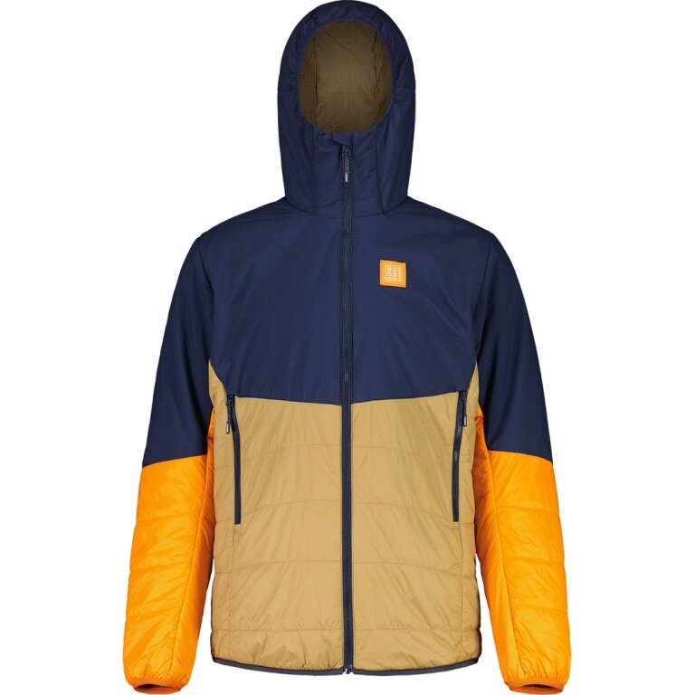 Maloja Skijacke PikujM Ski Touring Puffer Jacket (windproof, PrimaLoft® Gold insulation) midnight blue/multicoloured Men's