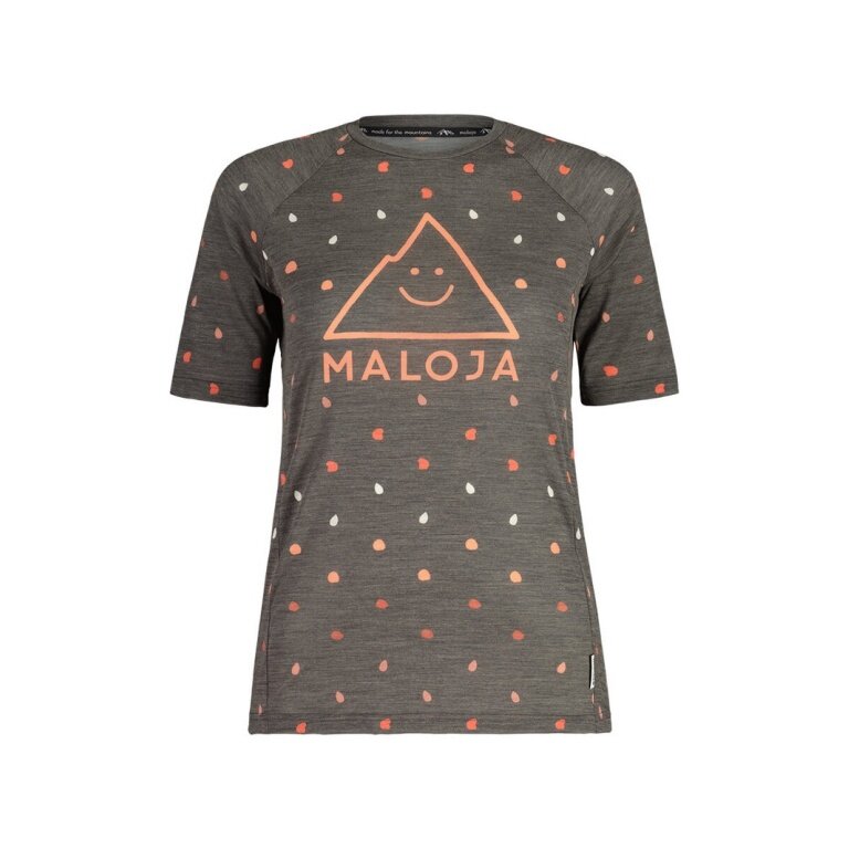 Maloja Sport-Shirt FondoM Baselayer Shirt (Merino Wool) Underwear Dark Grey Women