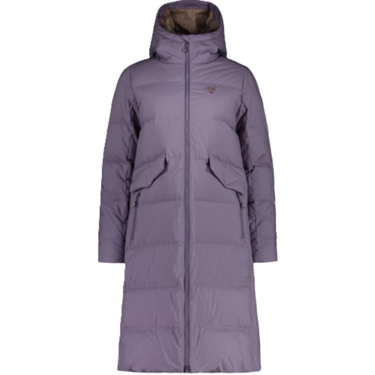 Maloja Winter Down Coat AnkogelM Urban ReDown Coat (2-layer, very warm, windproof) 2025 violet ladies