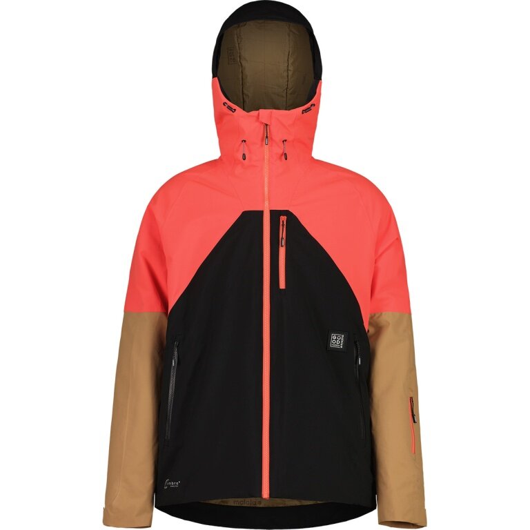 Maloja Winter Ski Jacket RysyM Alpine Insulated (Primaloft® Bio Technology) multi-coloured Men's