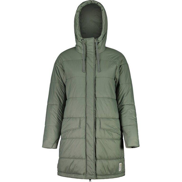 Maloja winter coatFossanM Urban Puffer Coat (PrimaLoft® BIO133, windproof) green Ladies