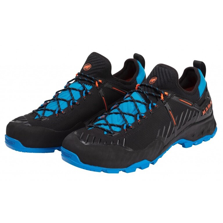 Mammut Hiking Shoes Alnasca II Low Knit GTX (waterproof) black/blue Men