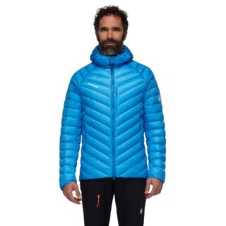 Mammut Winter Down Jacket Broad Peak Insulated Hooded (warm thanks to down filling) 2025 blue men's