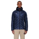 Mammut Winter Down Jacket Broad Peak Insulated Hooded (warm thanks to down filling) 2025 navy blue men's