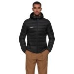 Mammut Crag Insulated Hooded Winter Jacket (warm, lightweight) black men's