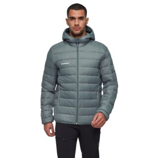 Mammut Crag Insulated Hooded Winter Jacket (warm, lightweight) grey men's