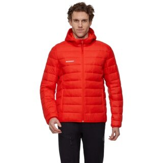 Mammut Insulated Winter Jacket Crag Insulated Hooded (warm, lightweight) red men's