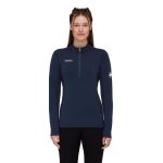 Mammut Fleece Pullover Aenergy Half Zip (Midlayer, Polartec Power Grid Fleece) navy blue/black Women