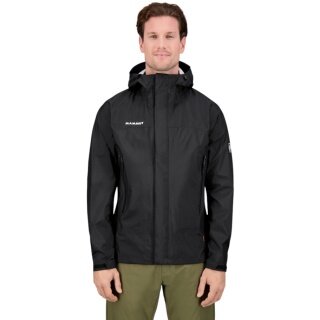 Mammut Hardshell Hiking Jacket Microlayer 2.0 HS Hooded (2.5-layer, breathable) black men's