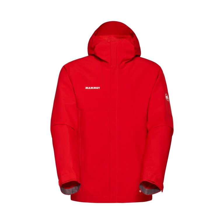 Mammut Hardshell Hiking Jacket Treeline Light HS Hooded (lightweight, waterproof) red men's