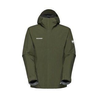 Mammut Hardshell Hiking Jacket Treeline Light HS Hooded (lightweight, waterproof) dark green men's