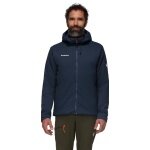 Mammut Rime Flex Insulated Hooded Jacket (windproof, water-repellent) navy blue men's