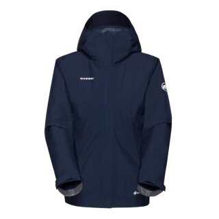 Mammut Hardshell Hiking Jacket Treeline Light HS Hooded (lightweight, waterproof) navy blue ladies
