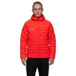 Mammut Insulated Winter Jacket Sander Insulated Hooded (warm thanks to synthetic fibre filling) red men's