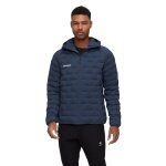 Mammut Sander Insulated Hooded Winter Jacket (warm thanks to synthetic fibre filling) navy blue men's