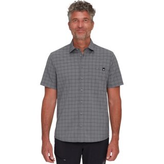 Mammut Lenni Short Sleeve Hiking Shirt 2025 (with Chest Pocket) Steel Grey Men's
