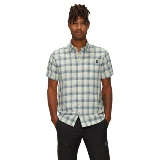 Mammut Trovat Summer Short Sleeve Shirt (Cotton Blend) sage green/alvatern Men's