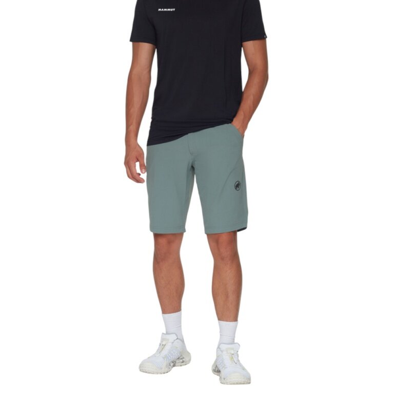 Mammut Hiking Shorts V Short (UV Protection, 4-Way Stretch) grey men