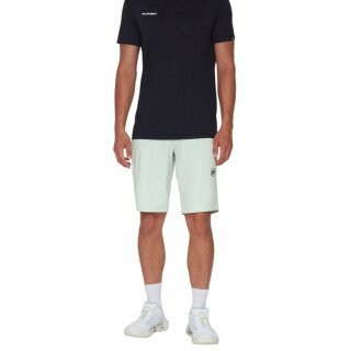 Mammut Hiking Shorts V Short (UV Protection, 4-Way Stretch) light green men's