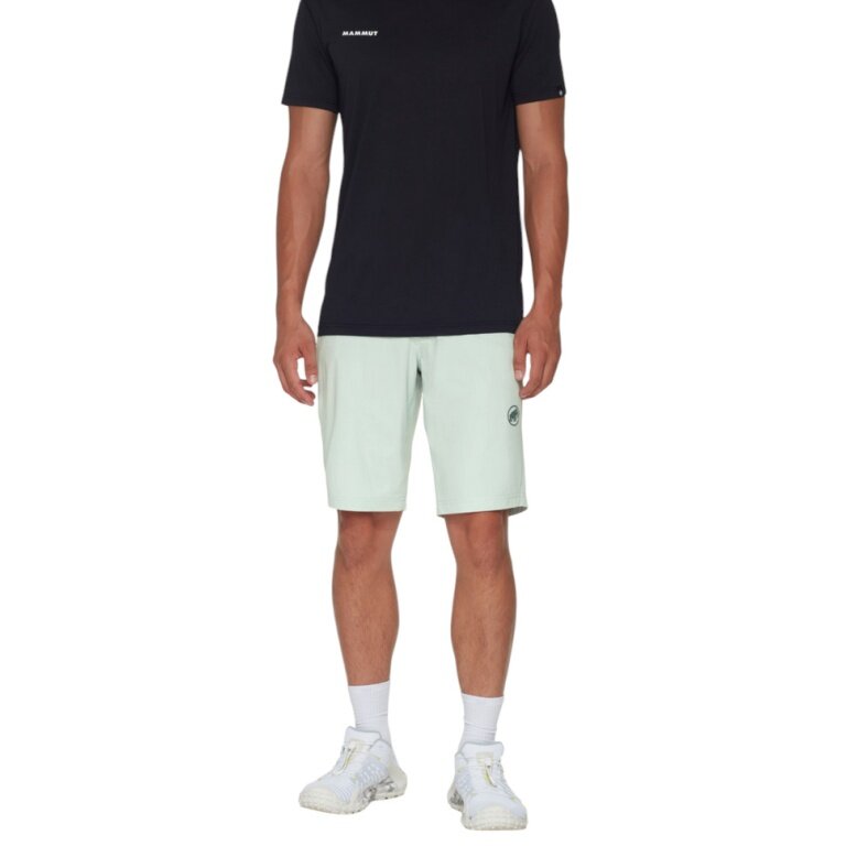 Mammut Hiking Shorts V Short (UV Protection, 4-Way Stretch) light green men's
