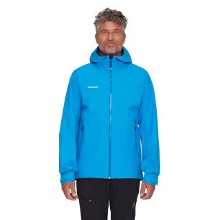 Mammut Alto Light Hardshell Hooded Jacket (lightweight, waterproof, PFC-free) blue men's