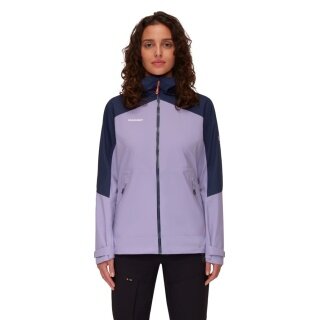 Mammut Rain/Hiking Jacket Convey Tour Hardshell (Gore-Tex 2.5-Layer, waterproof) purple/navy Women