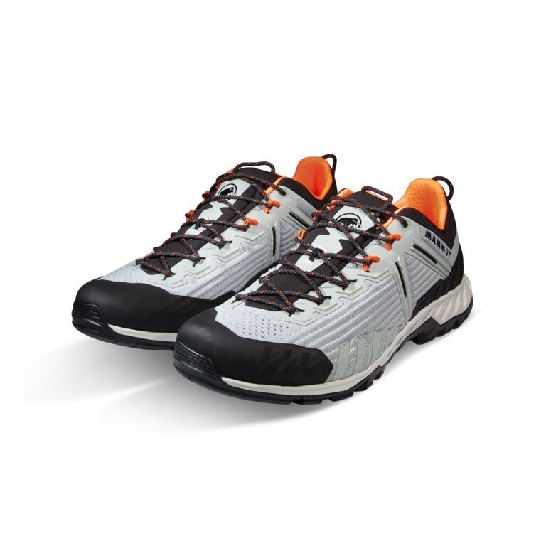 Mammut Hiking Shoes Alnasca Knit III Low (Approach, Breathable) Light Grey/Black Men's