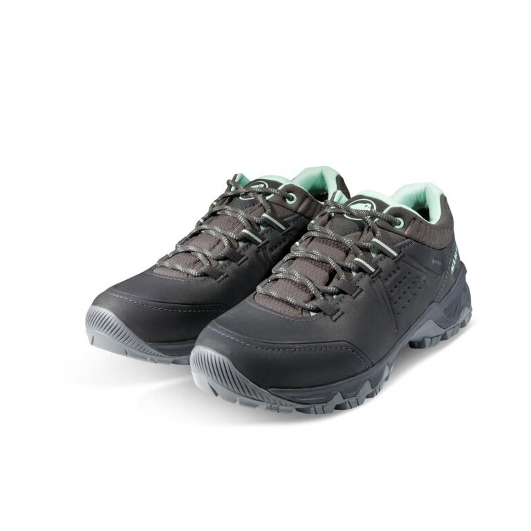 Mammut Hiking Shoes Nova Low IV GTX (All-Terrain, Nubuck Leather, waterproof) dark grey Women