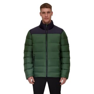 Mammut Winter Down Jacket Whitehorn Insulated (wind and water repellent) dark green/black Men