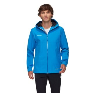 Mammut Hardshell Hiking Jacket Treeline HS Hooded (2-layer, waterproof, windproof) blue men's