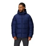 Marmot Winter Down Jacket Guides Down Hoody 2025 (warm thanks to down filling) navy blue men's