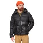 Marmot Winter Down Jacket Guides Down Hoody (comfortable to wear) black Men