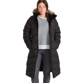 Marmot Montreaux Winter Coat (Down filling, removable hood, water-repellent) black ladies