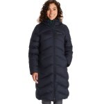 Marmot Montreaux Winter Coat (Down filling, removable hood, water-repellent) navy blue ladies