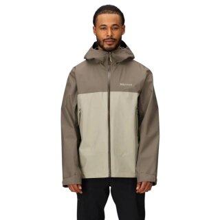 Marmot Wander Jacket / Rain Jacket Minimalist Pertex (waterproof, windproof) grey/beige men's