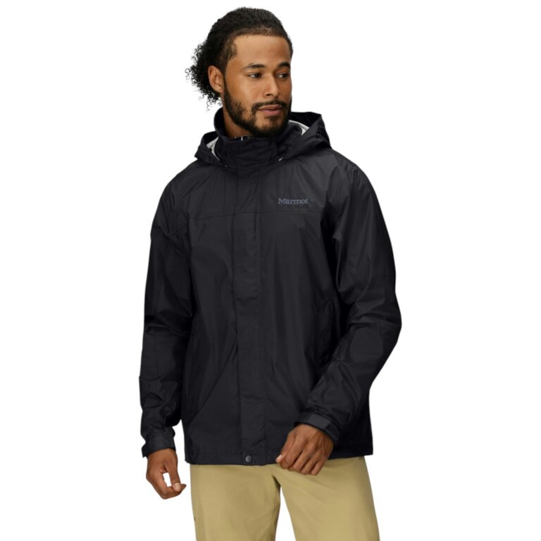 Marmot PreCip Eco Wander Jacket/Rain Jacket (waterproof, breathable, PFC-free) 2025 black men's