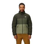 Marmot Winter Down Jacket Ares (warm thanks to down filling, lightweight fabric) green/olive men's