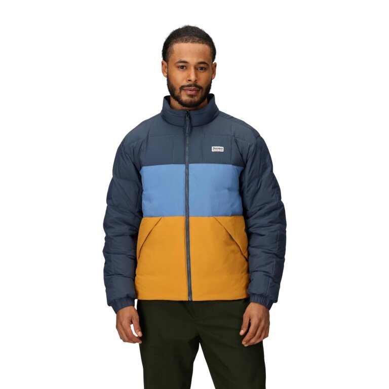 Marmot Winter Down Jacket Ares (warm thanks to down filling, lightweight fabric) blue/honey yellow men's